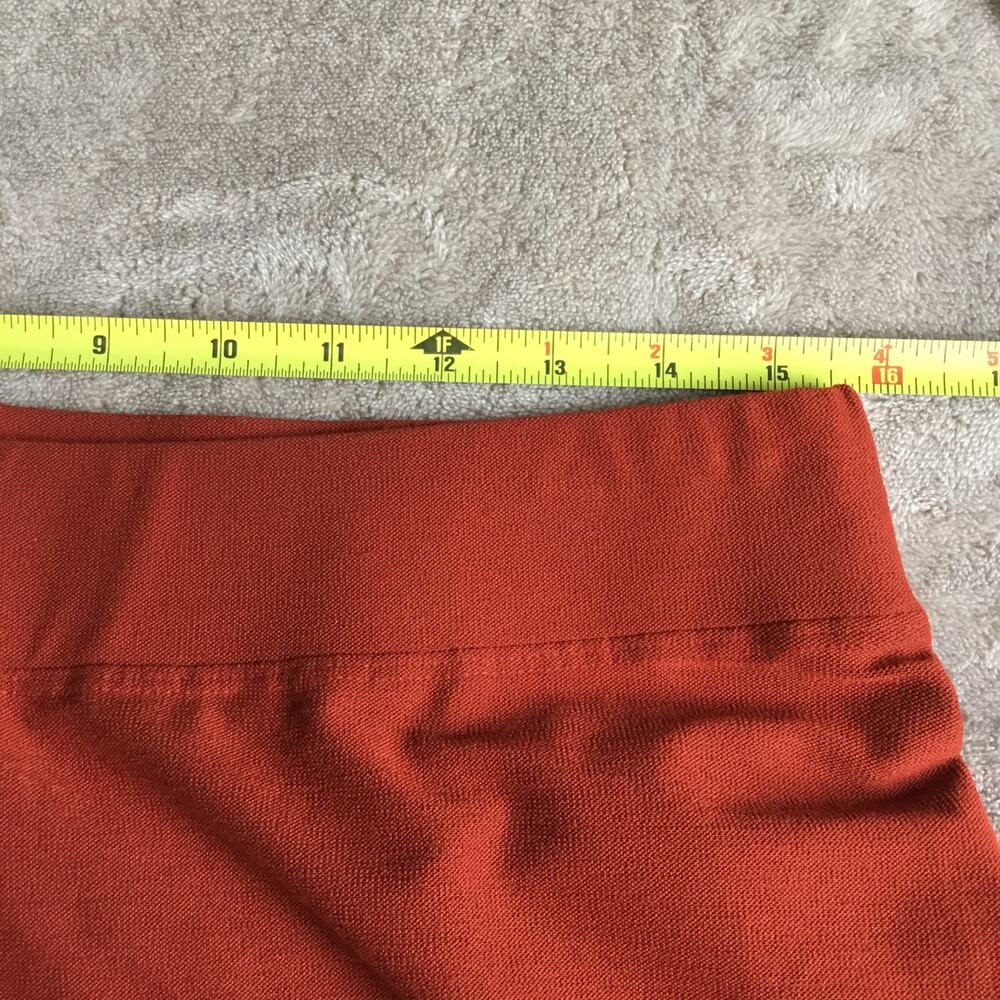 Eileen Fisher Orange Red Wide Leg Crop Pull On Pants Sz S - Picture 3 of 8